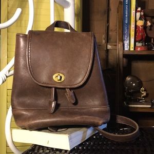Vintage Coach Mini-back pack